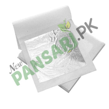 Chandi Vark (edible Silver Leaf) 100 Pieces Medium chandi wark چاندی کے ورق