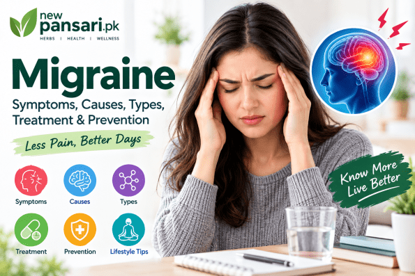 Migraine: Symptoms, Causes, Types, Treatment & Prevention