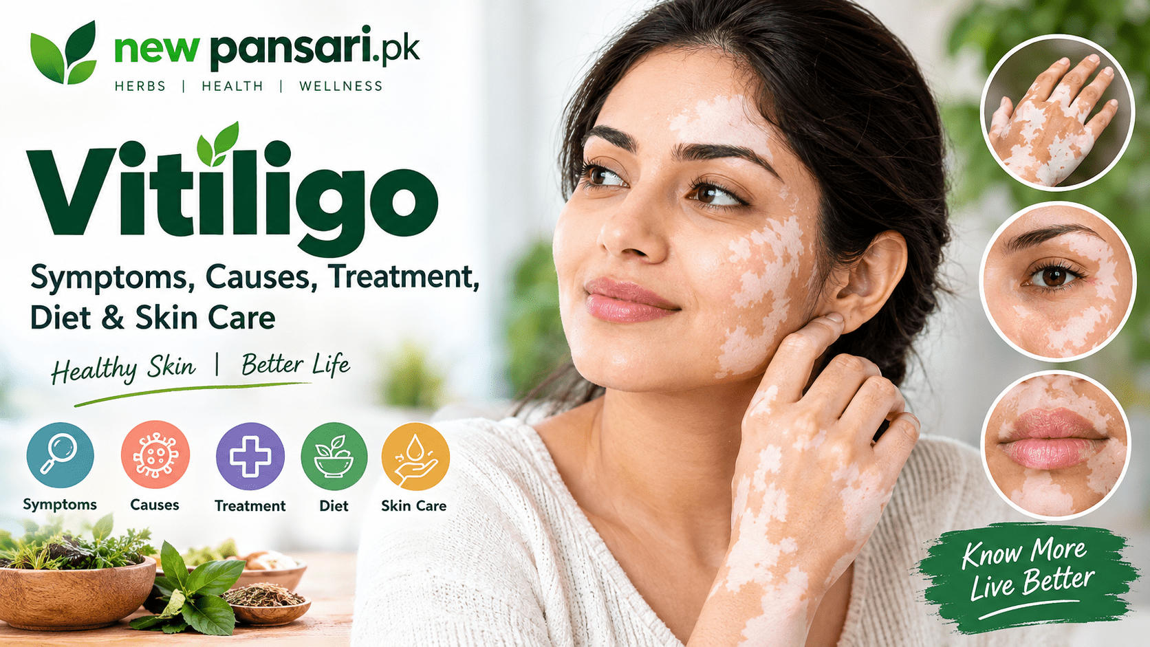 Vitiligo: Symptoms, Causes, Types, Treatment, Diet & Natural Skin Care 100% Guide
