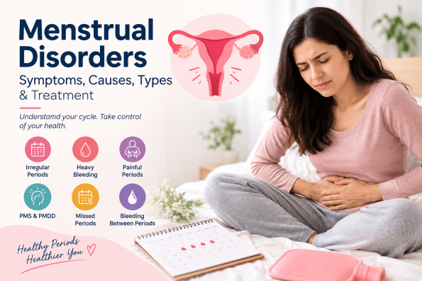 Menstrual Disorders: Symptoms, Causes, Types, Treatment & Lifestyle Tips 100% Guide