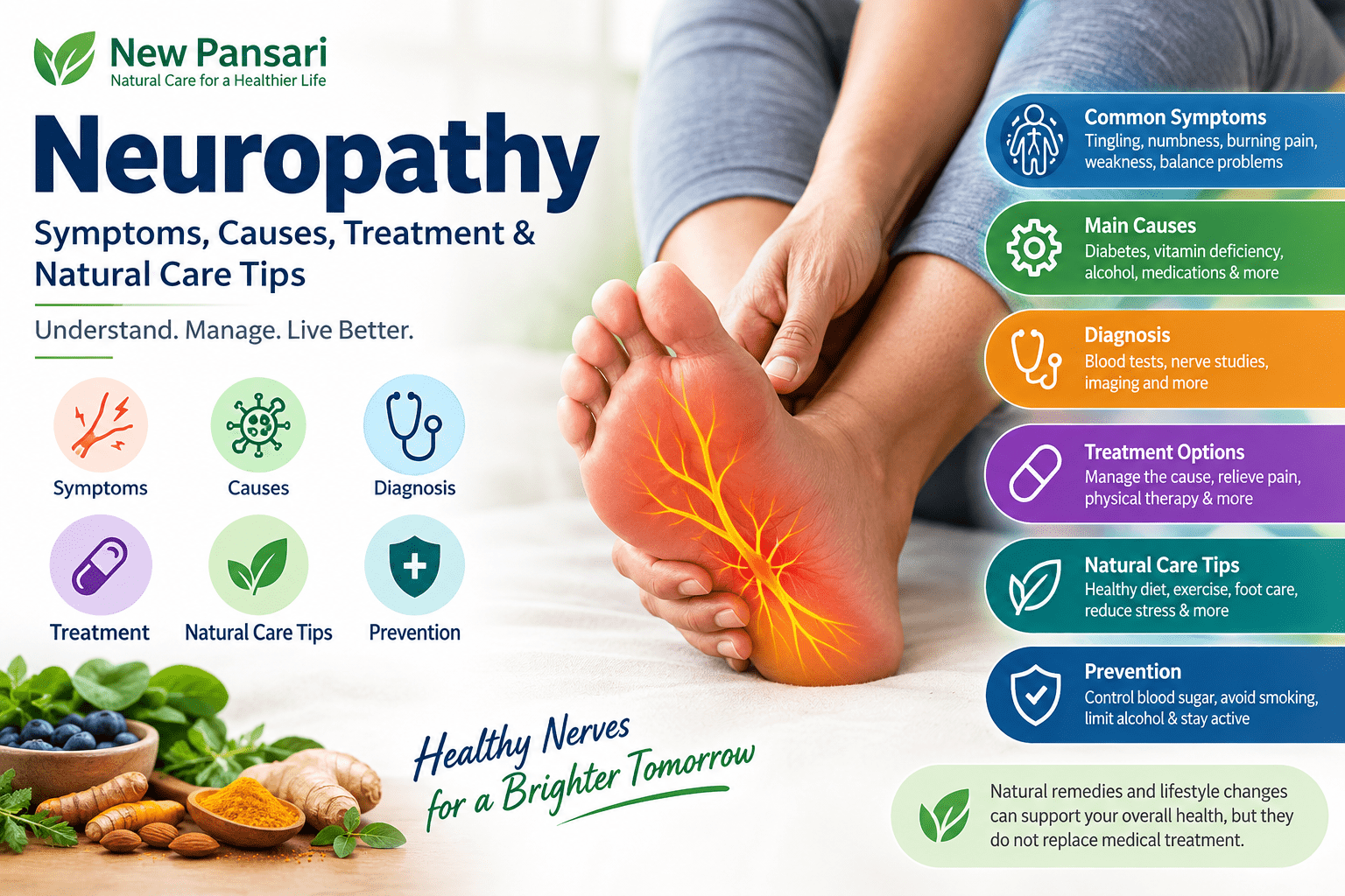 Neuropathy: Symptoms, Causes, Treatment, and Natural Care Tips