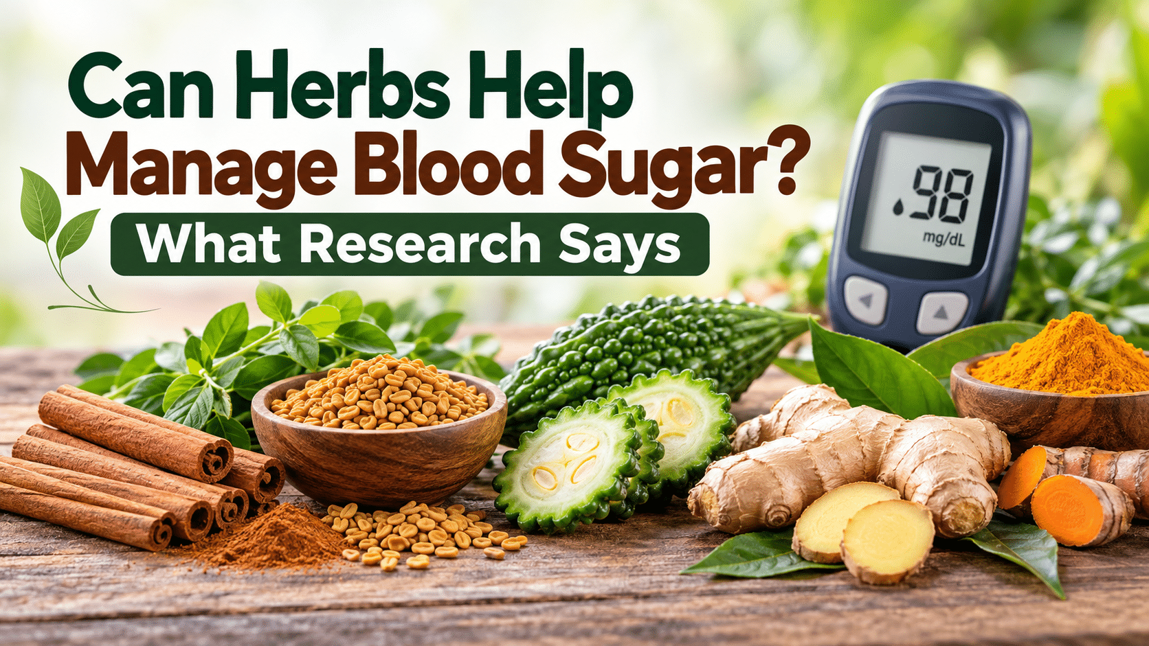 Can Herbs Help Manage Blood Sugar?