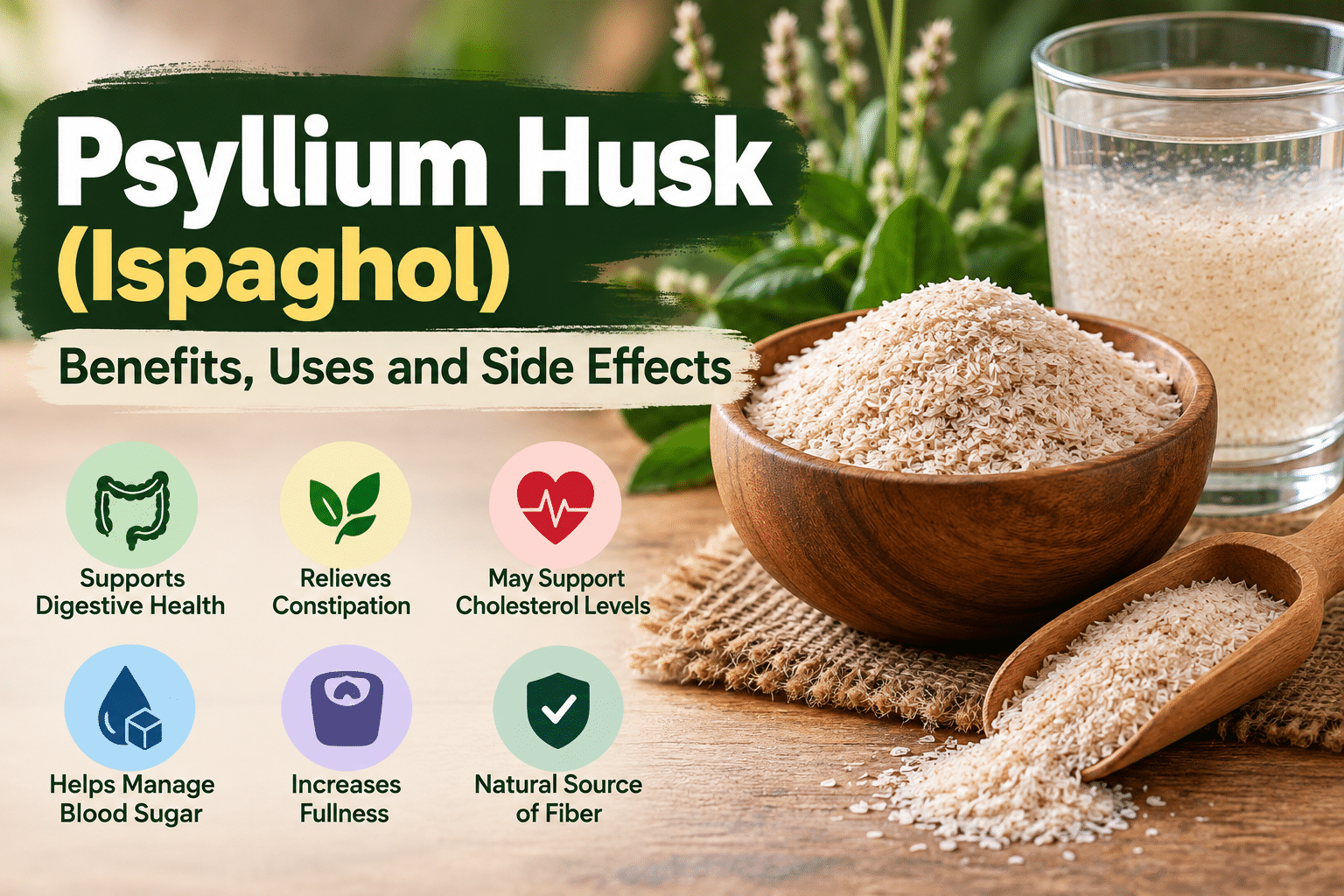 Psyllium Husk (Ispaghol): Benefits, Uses and Side Effects