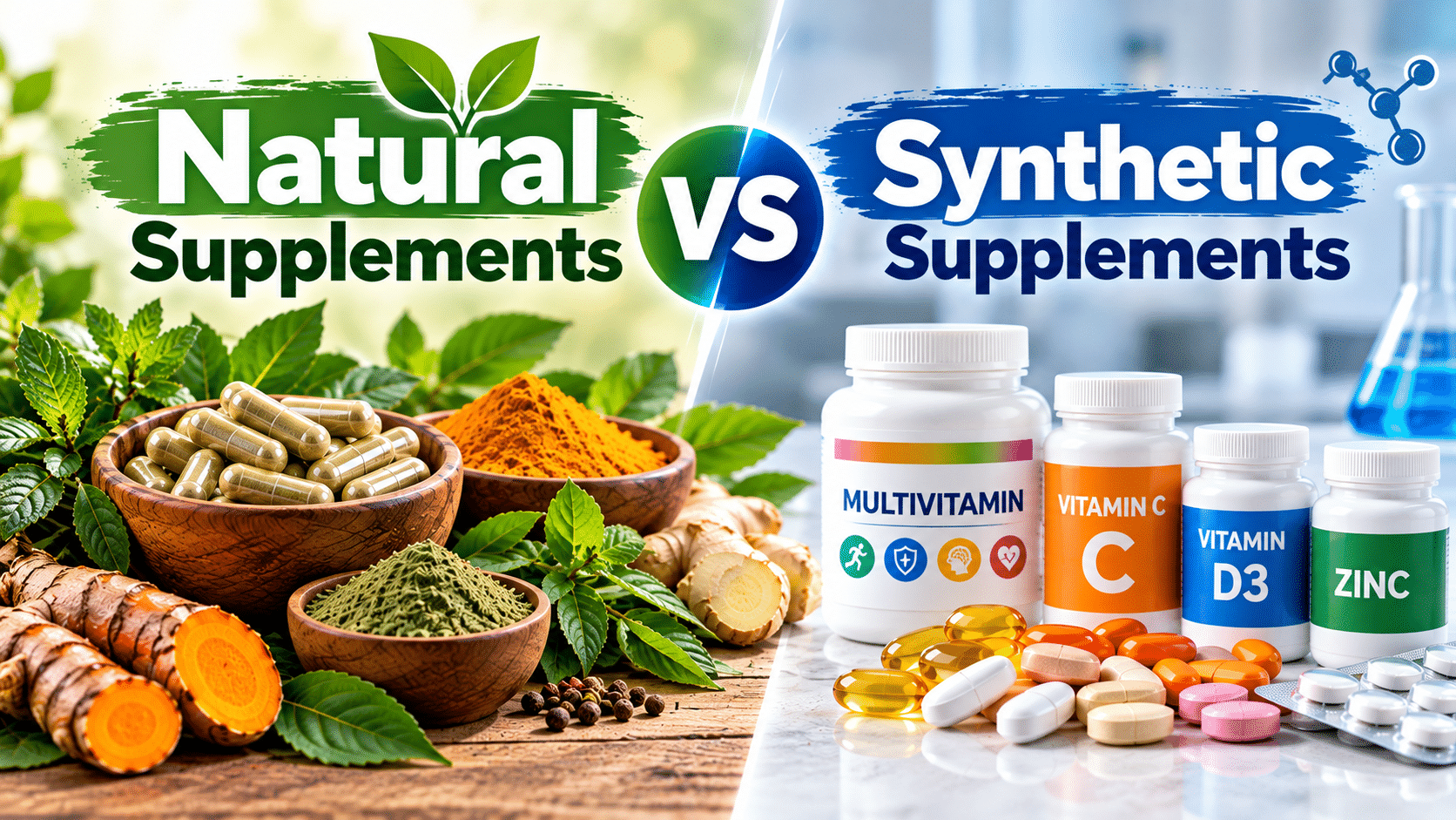 Natural Supplements vs. Synthetic Supplements: Which Is Better? 100% Guide