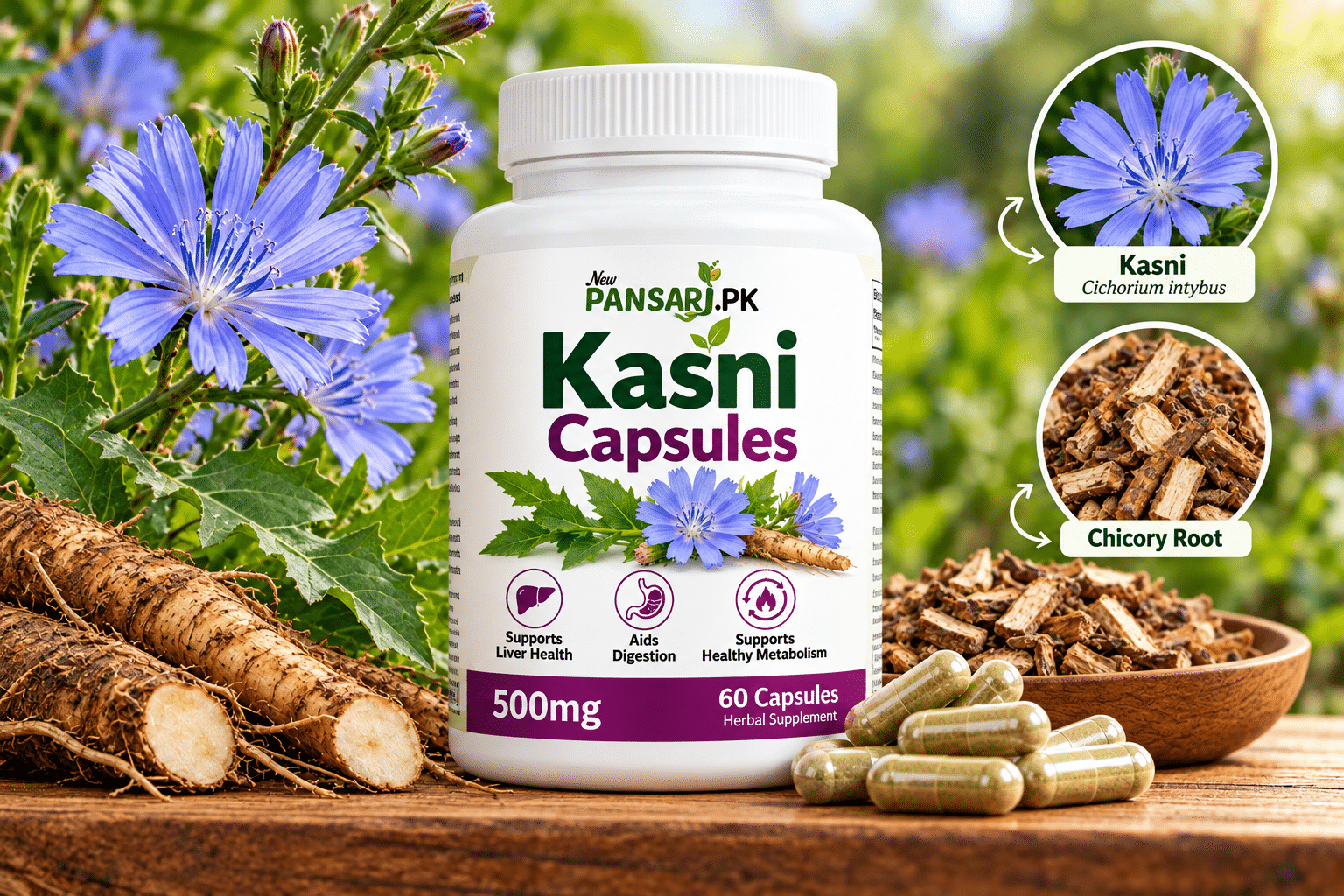 Kasni Capsules: Benefits, Traditional Uses, How to Use, and 100% Safety Guide