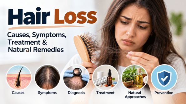 Hair Loss: Causes, Symptoms, Diagnosis, Treatment, and Natural Remedies