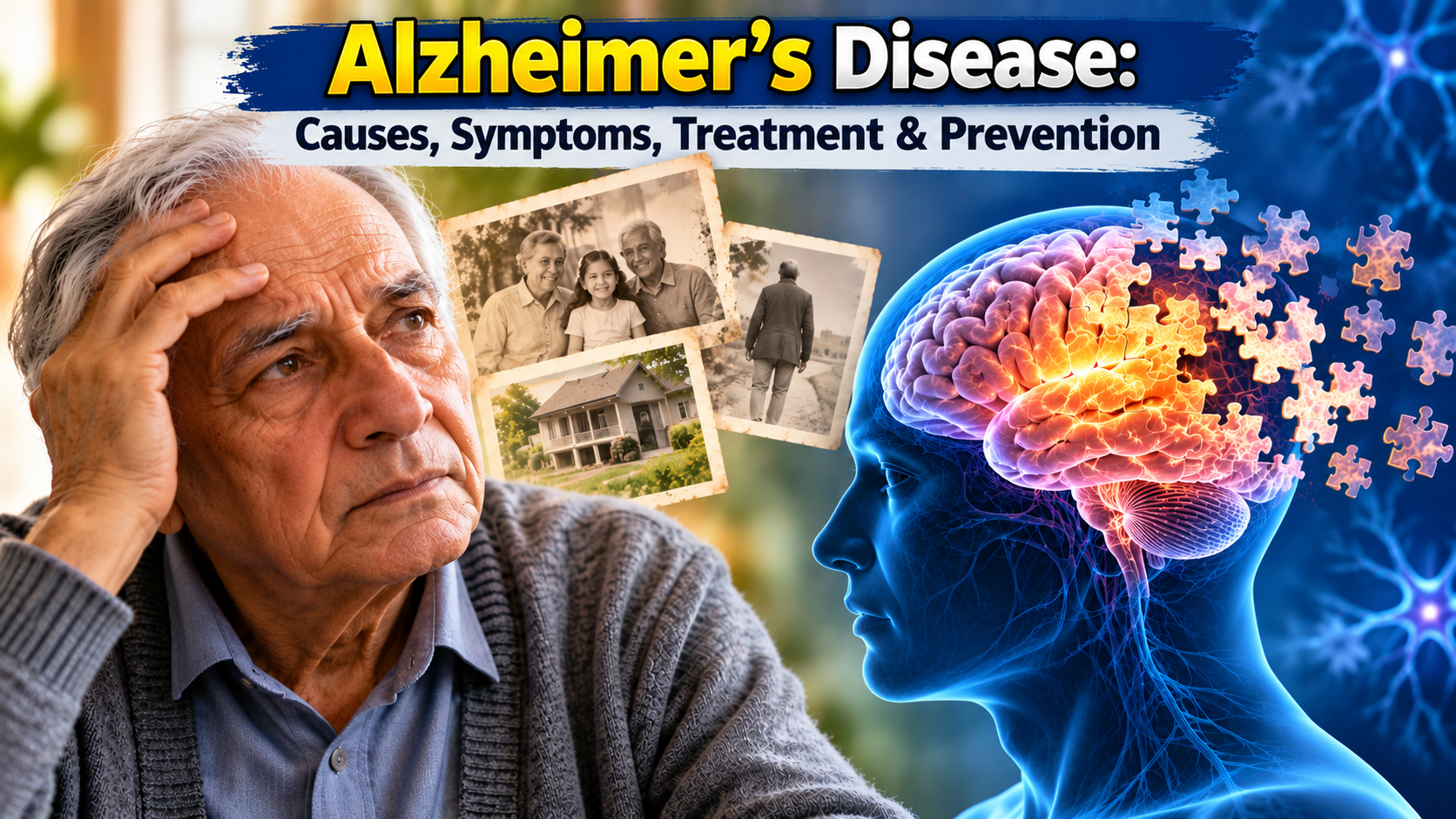 Alzheimer’s Disease: Causes, Symptoms, Stages, Treatment, and Prevention 100% Guide