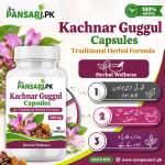 Kachnar Guggul Capsules 500mg | Herbal Thyroid & Gland Support Supplement