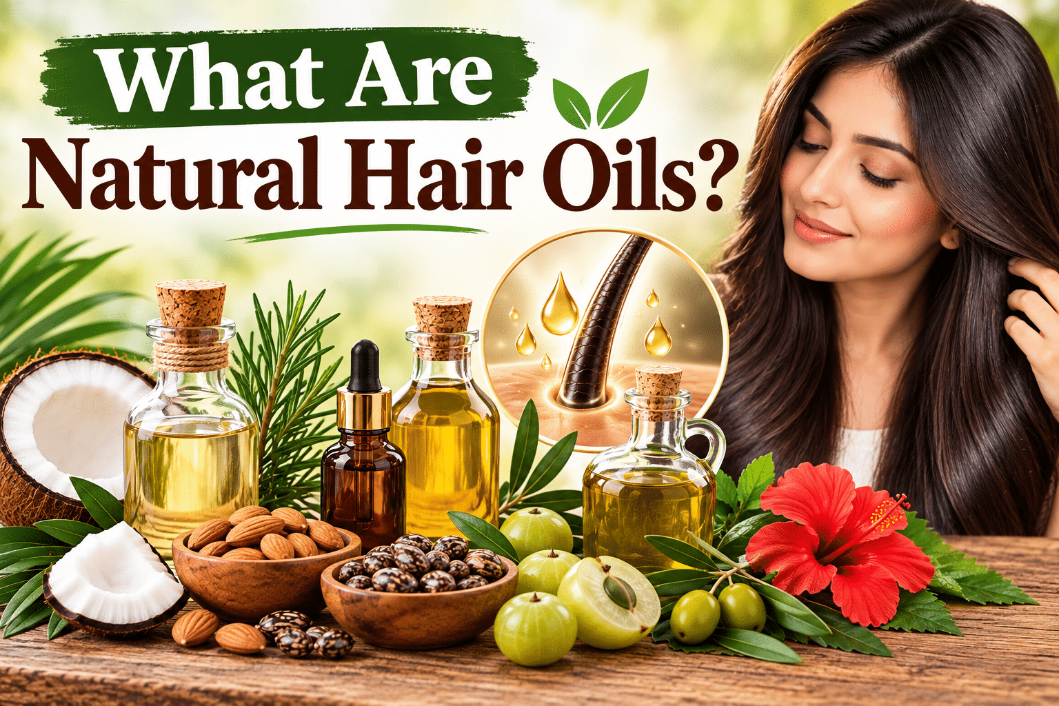 Best Natural Oils for Hair Growth and Hair Care: Benefits, Uses and Tips
