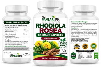 Rhodiola Rosea Extract Capsules 100% Pure